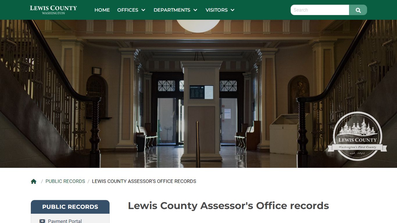 Lewis County Assessor's Office records - Lewis County, Washington
