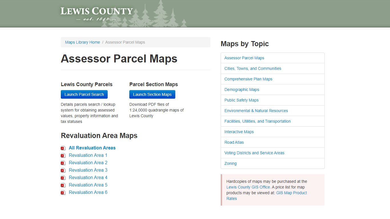 Assessor Parcel Maps - Lewis County GIS